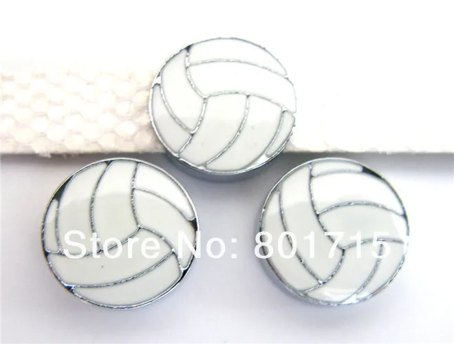 Волейбол 8 мм горка шармы 100 шт. цинковый сплав подходит для браслета petcollar брелок