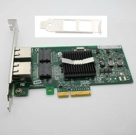 Сетевая карта адаптер lan для INTEL 1000pt 1000 pt PCI E 9402 9402PT 82571 NC360T 0X3959 Двухпортовая