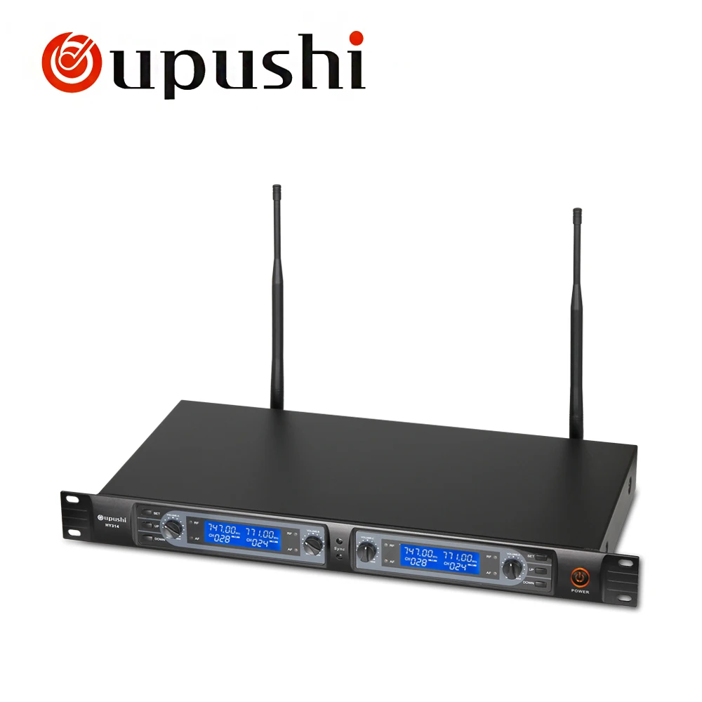 구매 Oupushi-HY314 Pro 구즈넥 컨퍼런스룸 무선 마이크 시스템 1-8 데스크탑 마이크, 데스크탑 마이크