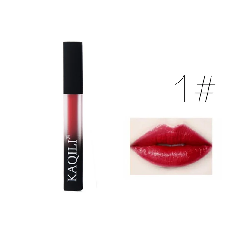 Новая матовая красная жидкая помада 6 цветов водостойкий стойкий макияж