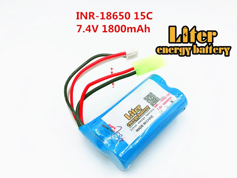 7 4 V 1800mah 15c 18650 power литиевая батарея 1800Mah аккумулятор для дистанционного управления