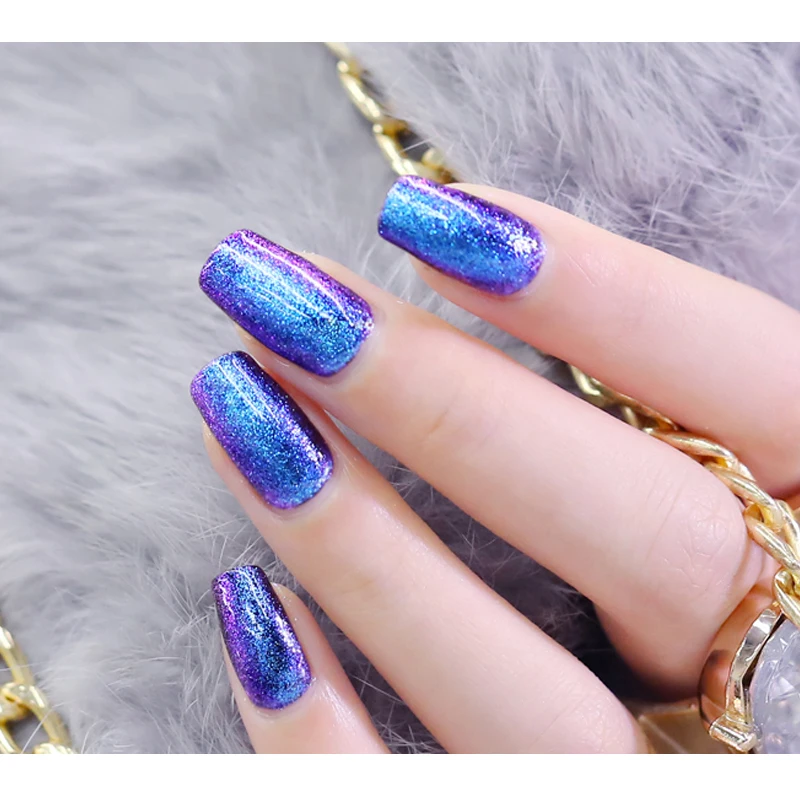 Zation пудра для ногтей Блестки геля зеркальный лак пигмент хромовое украшение