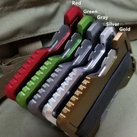 metal clip edc outdoor pocket wallet tactical multi function wallet card package army fans equipment with bottle opener