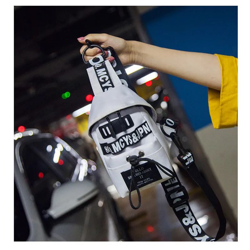 Нейлоновая женская сумка через плечо нагрудная для мобильного телефона