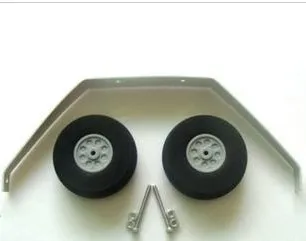 

15 Grade Electric Airplane Aluminum Alloy Landing Gear Sets with Wheel and Axle Remote Control Airplane DIY Accessory