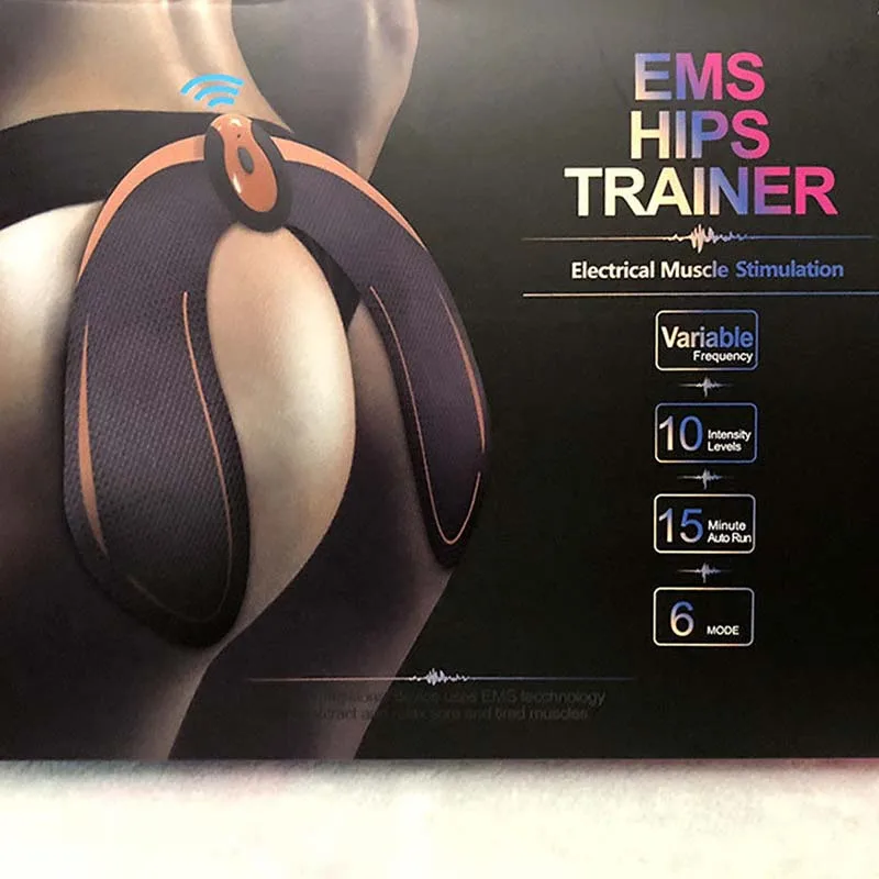 EMS тренажер для бедер с эффектом подтяжки ягодиц USB Перезаряжаемые пояс мышц