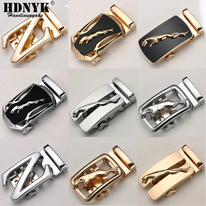 

Male Automatic Buckle Heads Many Style for Reference Luxury Brand Designer Automatic Buckle High Quality DIY Buckles 3.5cm Strap