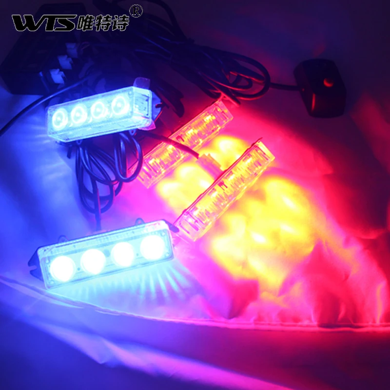 4*4 светодиодный высокомощный автомобильный стробоскосветильник s 16 фонарик