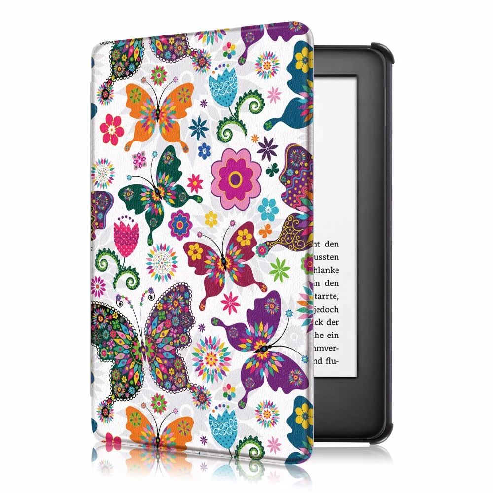 Премиум кожаный умный противоударный чехол для Amazon New Kindle 6,0 10 поколения, чехол Funda Coque+ стилус
