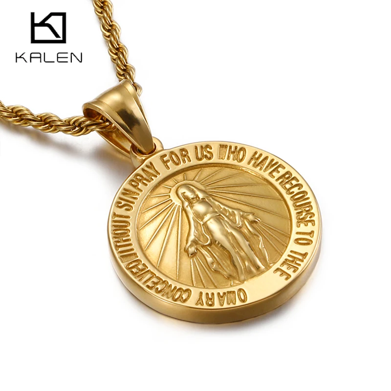 Kalen Винтажные Ювелирные изделия для женщин мужчин золото/нержавеющая сталь