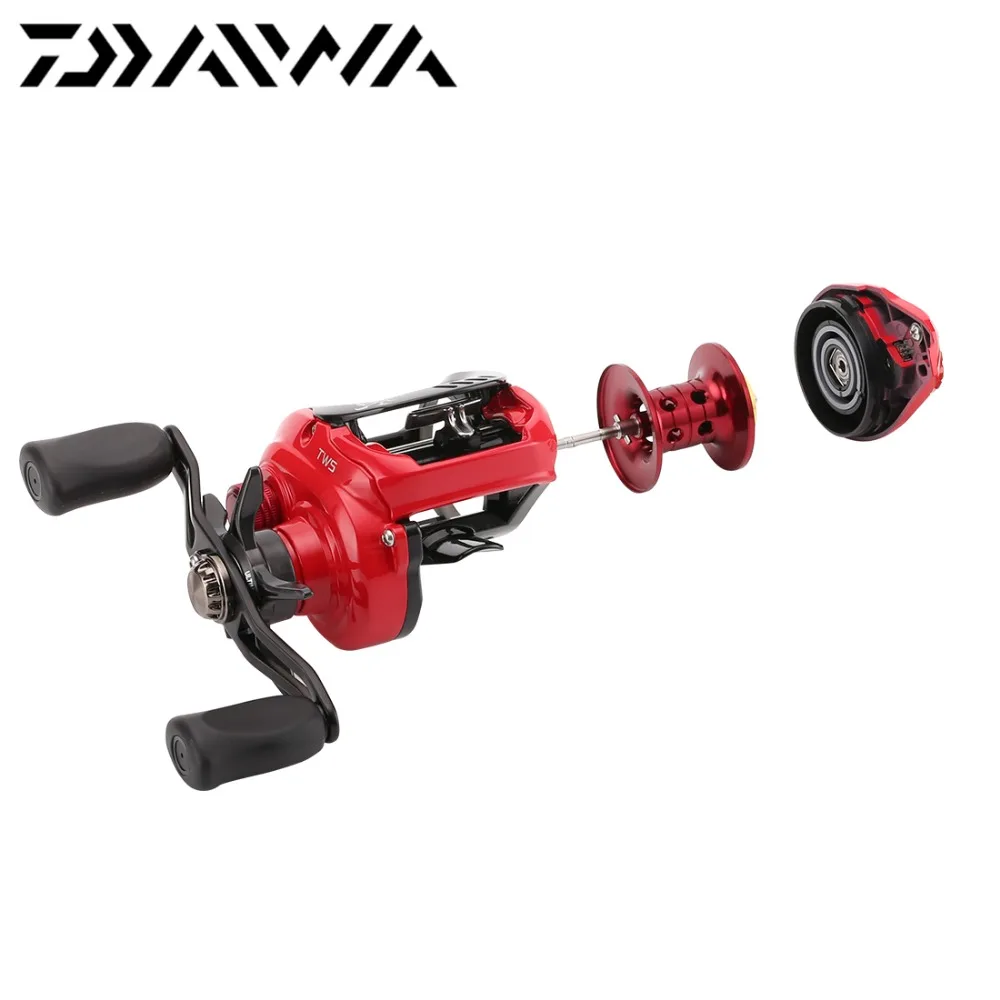 DAIWA TATULA TYPE R 100H 100HL 100SH 100SHL 7BB 6 кг Рыболовная катушка TWS красная Ограниченная серия