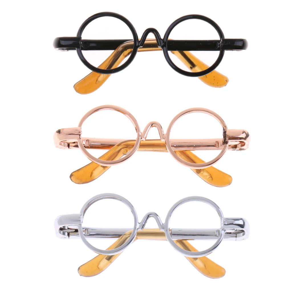 Винтажные металлические круглые очки в оправе для шарнирных очков 1/6 аксессуары