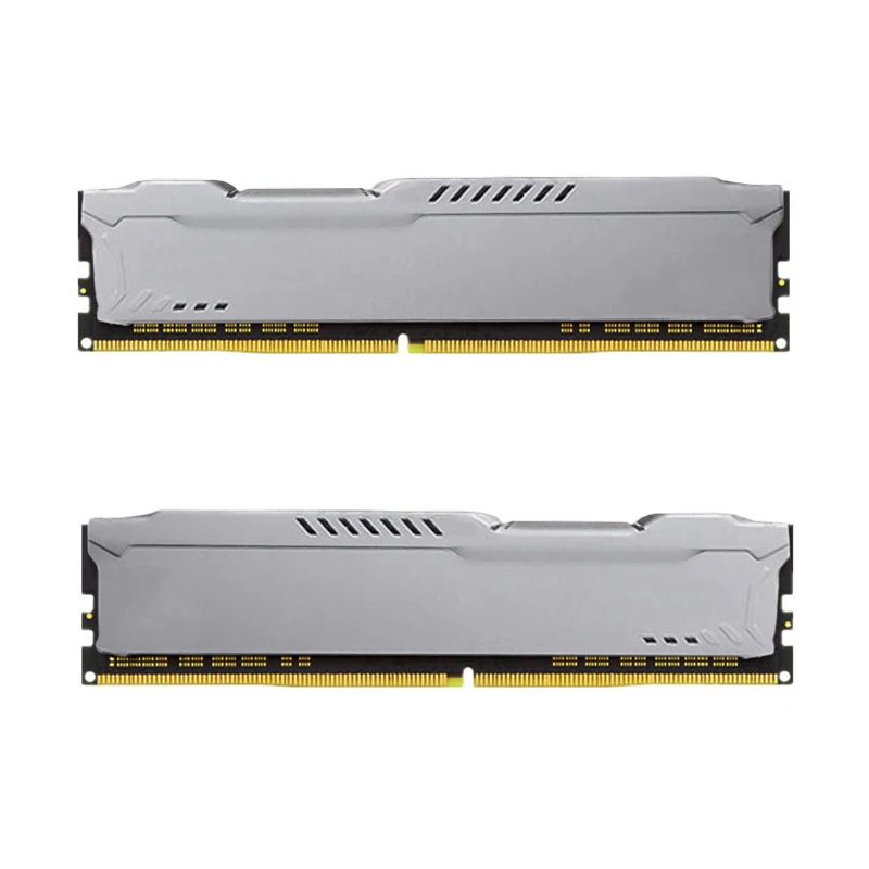 Чехол с серебряными радиаторами совместимый настольным ПК DDR DDR2 DDR3 DDR4 основной