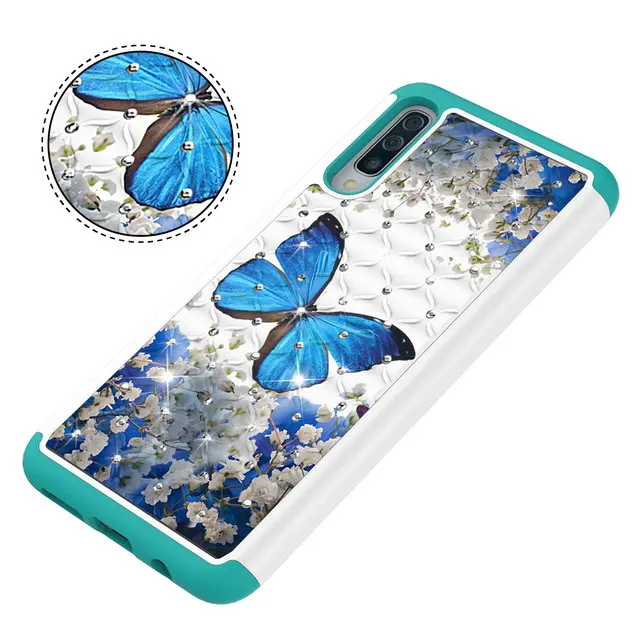 Для Coque samsung A50 чехол Galaxy A20 E A202 A205 A 20 50 30 Роскошная Блестящая Глянцевая задняя панель Etui для samsung Galaxy A30 A20 A20E чехол