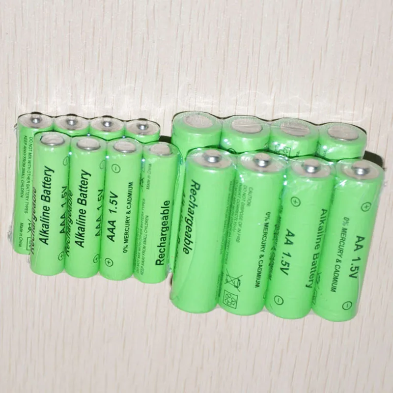 Soravess 2-8 шт./лот AA батарея 3000mah 1,5 V Щелочная AAA 2000 mAh аккумуляторная батарея для дистанционного управления игрушка с зарядным устройством
