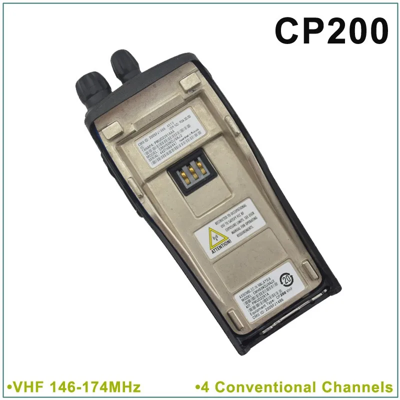 CP200 VHF 146-174 МГц 4 обычных канала Портативное двухстороннее радио(для моторолаа
