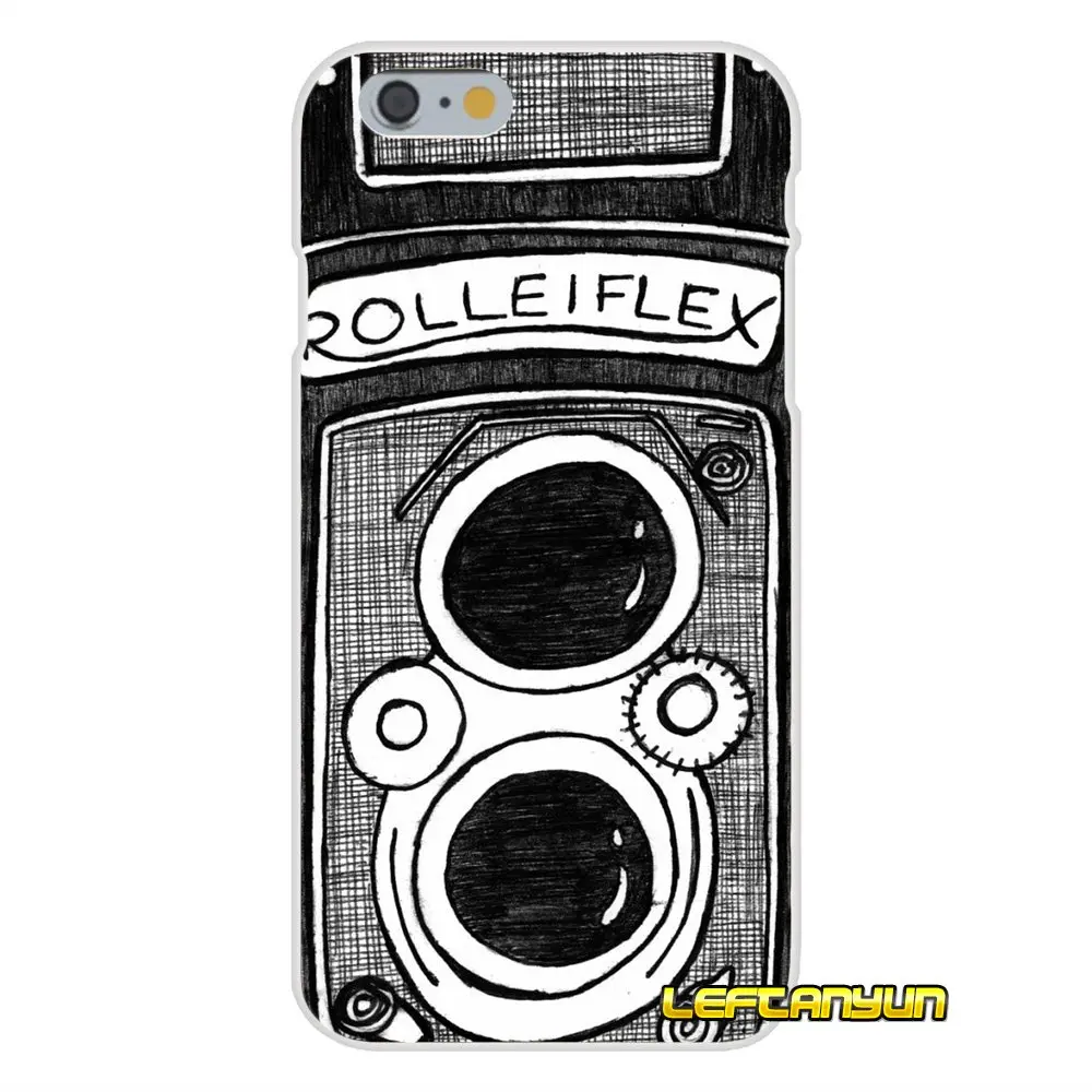 Аксессуары чехлы для телефонов Чехлы iPhone X 4 4S 5 5S 5C SE 6 6S 7 8 Plus Rolleiflex Винтаж Ретро