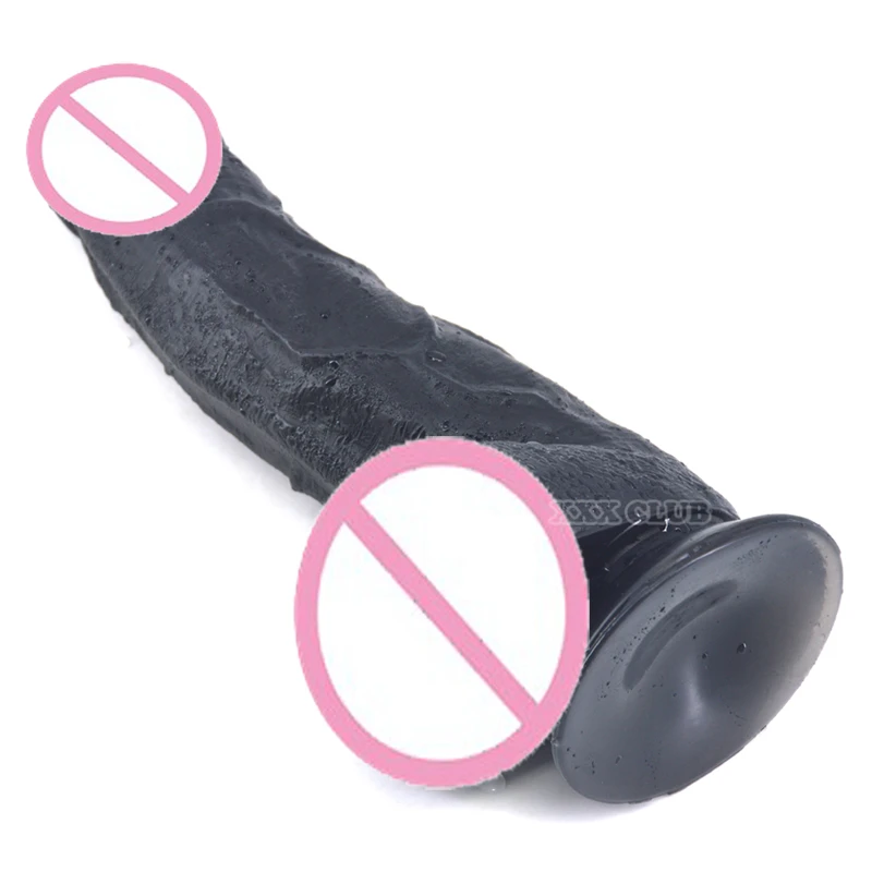 FAAK 25cm*5.8cm Huge Flexible Dildo Dongs with Strong Sucker Dick Realistic Penis Sex Toys for Woman Products | Красота и здоровье