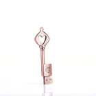 Флеш-накопитель в форме сердца, 4 ГБ, 8 ГБ, 16 ГБ, 32 ГБ, 64 ГБ, USB флеш-накопитель, металлический брелок, карта памяти, флеш-накопитель, водонепроницаемый Usb 2,0