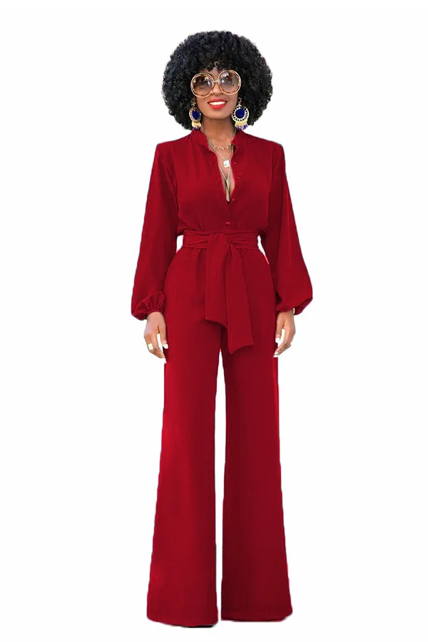Боди Feminino Vadim Catsuit полиэстер хлопок свободный однотонный с поясом настоящий 2020