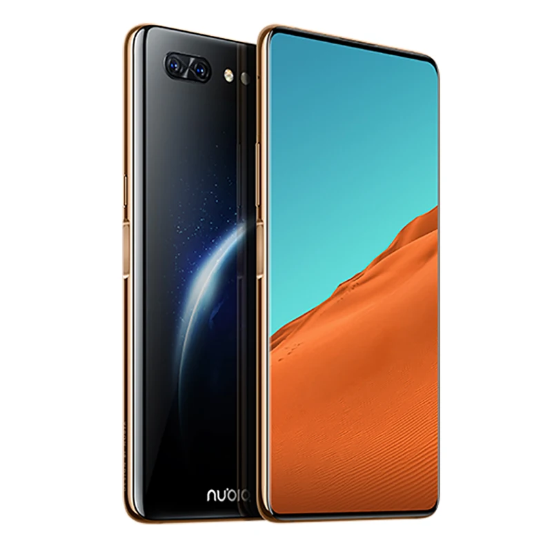 Мобильный телефон Nubia X, 6,26 дюймов, 6 ГБ/8 ГБ ОЗУ, 64 ГБ/128 Гб ПЗУ, Восьмиядерный процессор Snapdragon 845, Android 8,1, двойная камера, 3800 мАч, смартфон