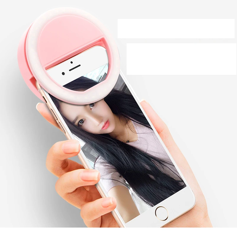 Перезаряжаемые USB зарядка с Батарея 36 LED Камера повышения фотографии селфи кольцо