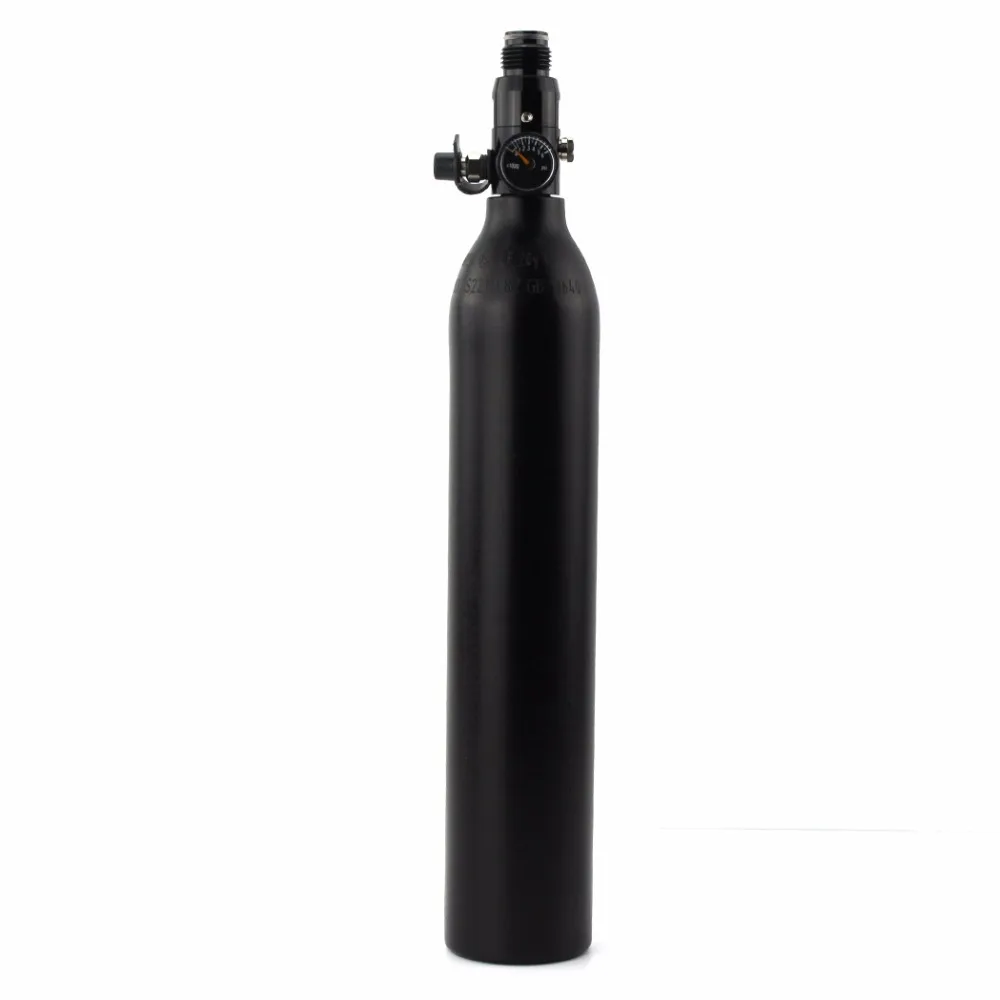 PCP Пейнтбол страйкбол воздушного насоса 0.45L M18x1.5 цилиндр ГПа с регулятором 450CC 300bar