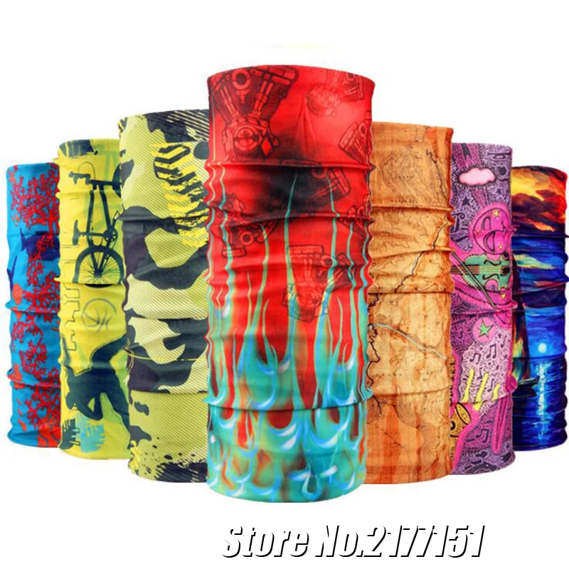 2019 модная головная повязка шарф шеи волшебное кольцо унисекс Бандана Череп Трубы