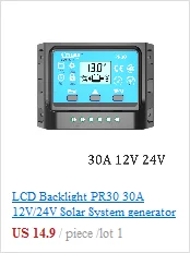Контроллер солнечного зарядного устройства 3A 10A 12V 24V 3,7 V 7,4 V 11,1 V литий-ионный аккумулятор 18650 LiFePO4 регуляторы зарядного устройства
