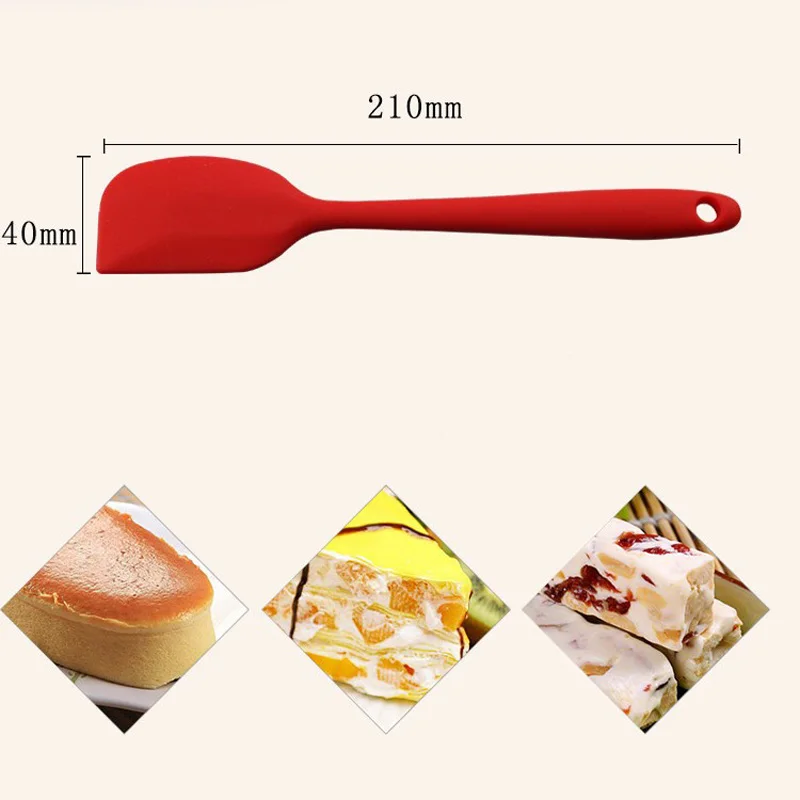 1 шт. Малый силиконовый шпатель для теста кухонные лопатки скребок Инструменты
