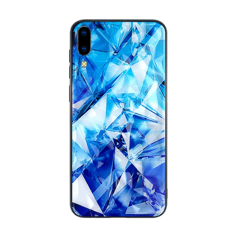 3D Алмазный дизайн для VIVO X21 чехол X21i X21S HD Plus Жесткий ПК + мягкие ТПУ чехлы телефонов