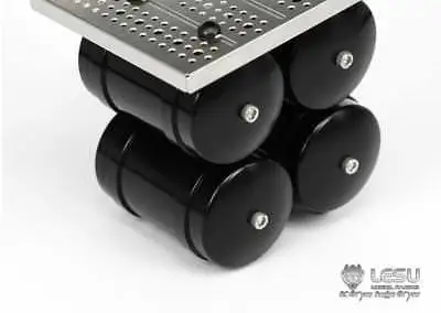 LESU металл CNC 4 газовые танки RC 1/14 Трактор модель грузового автомобиля обновление