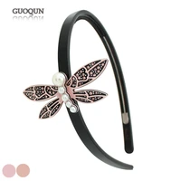 2pcs classic dragonfly hair bands hairwear for women girl pearl hair jewelry ornament hair accessory for office career wear