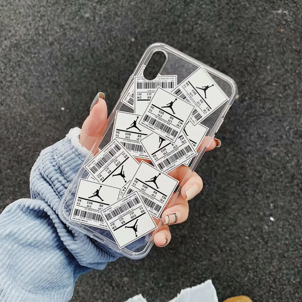 Новый Jordan чехол для iPhone X XS Max XR милый тонкий ТПУ iphone 8 7 6 S Plus мягкие силиконовые