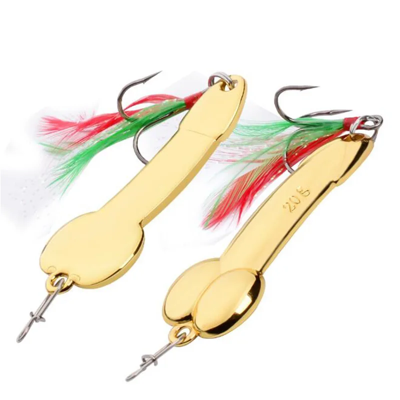 1PCS Metal Spinner DD Spoon Bait 5g 10g 15g 20g Silver Gold Fishing Lure Iscas Artificias Hard Baits Bass Pike Fishing Tackle