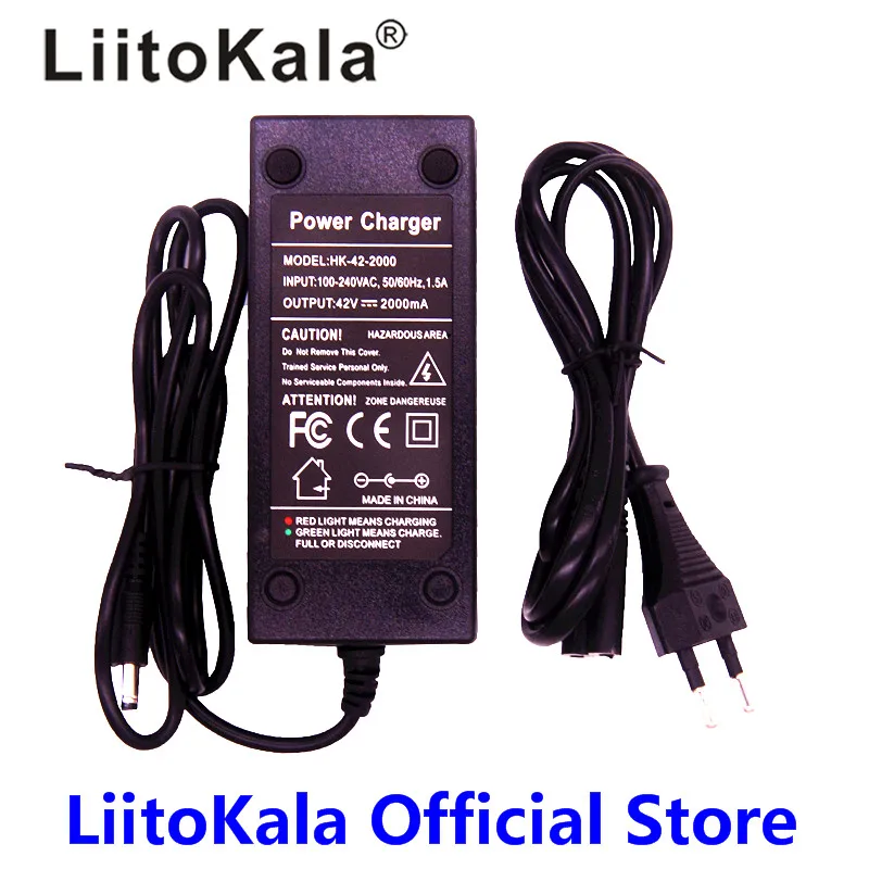 HK LiitoKala настоящий 36 В 29 4 в 25 2 48 12 6 2A аккумулятор 18650 зарядное устройство для