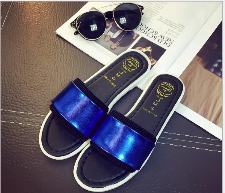 2016 последняя тенденция случайных сандалии повседневная тапочки плоские