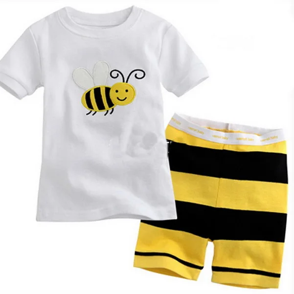 style 32 Новые детские пижамы с героями мультфильмов для маленьких мальчиков и девочек, детский пижамный комплект, Детская домашняя одежда с короткими рукавами, пижама, ночная рубашка, duan135 - Цвет: style 32