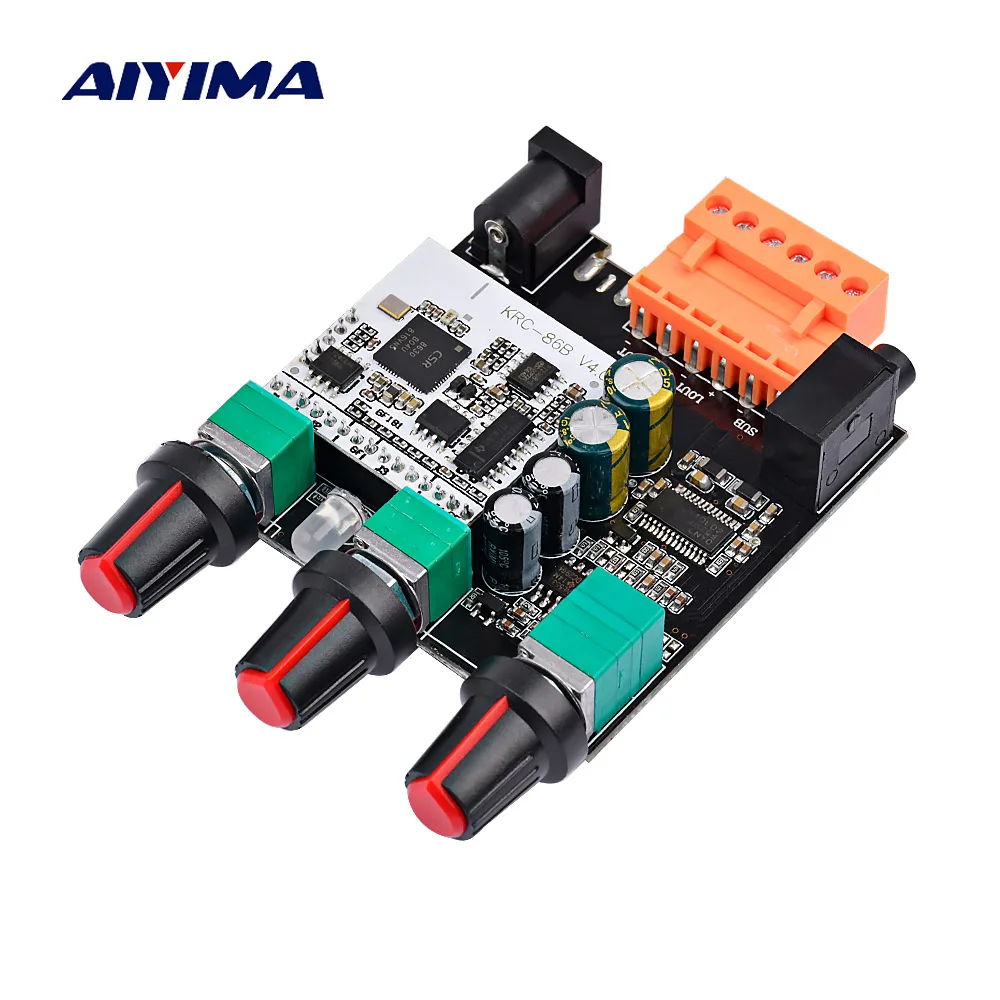Плата усилителя сабвуфера AIYIMA TPA3110D2 15 Вт * 2 + 30 1 канала Bluetooth 4 0 TPA3110 цифровой аудио