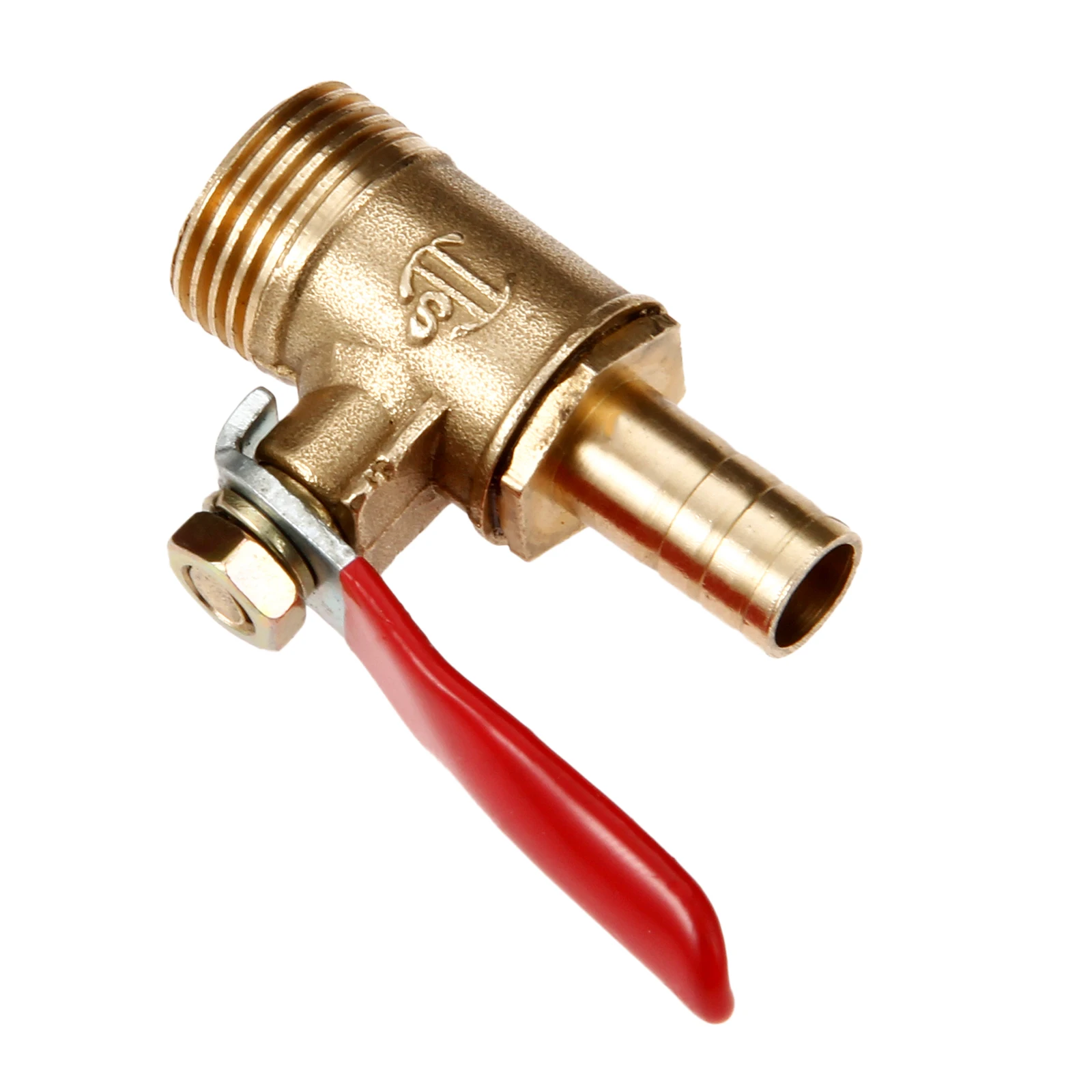 1 шт. латунный шаровой кран 1/4 дюйма 3/8 с женской на 6/8/10 мм прямой зазубренный