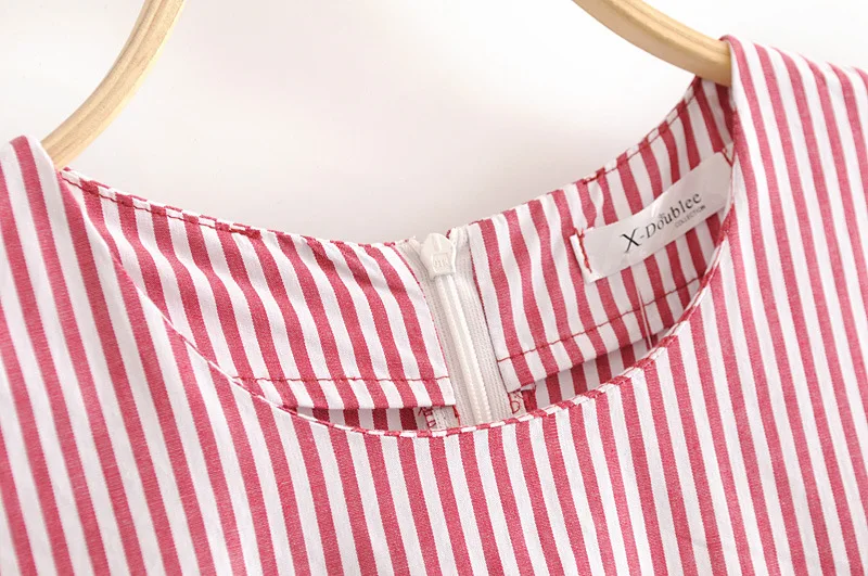 Fashion Women Star 42-8108 European and American fashion wind striped bandage jacket |