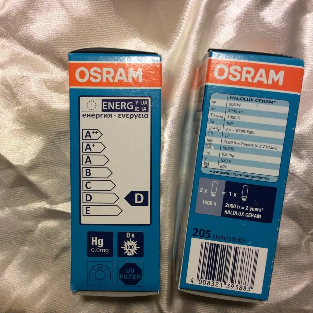 Для OSRAM 64480 IM 230V 250W E27 HALOLUX CERAM matt lamp 64480IM 230V250W матовая колба|Корпуса для компьютеров|