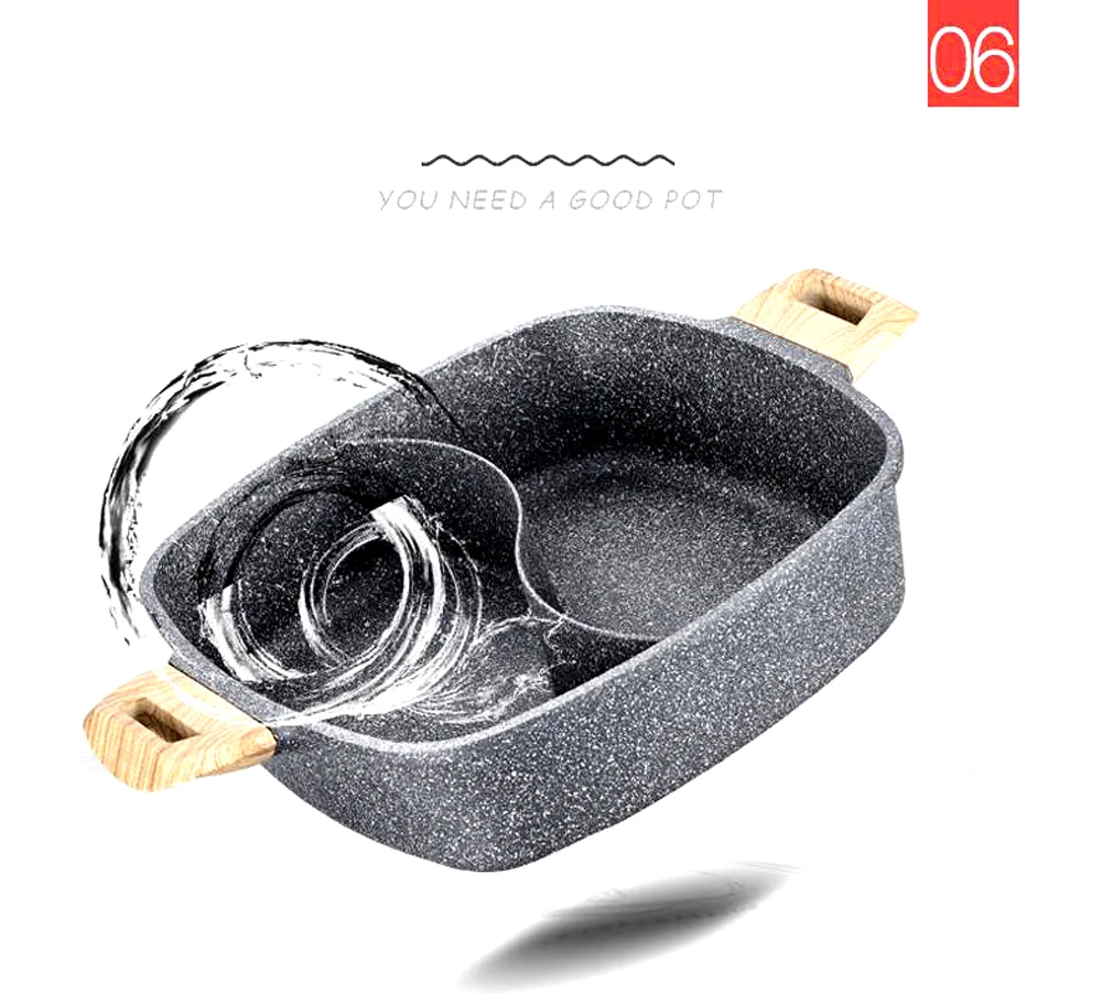 

28CM Soup Stock Pots Multifunctional Hot Pot Cooker For Nonstick Soup Pots Steamer Spaghetti Pot Broth Noodles TG55