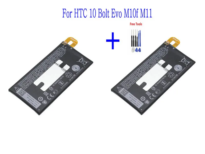 2x3200 мАч Замена Батарея B2PYB100 для HTC 10 Evo TD LTE 2PYB2 Acadia болт M10f M11 + набор инструментов