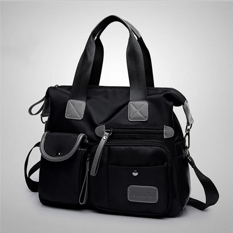Топ Повседневная сумка Bolsos Mujer женские новые тканевые сумки через плечо Водонепроницаемая нейлоновая сумка через плечо Женская Большая вместительная сумка через плечо