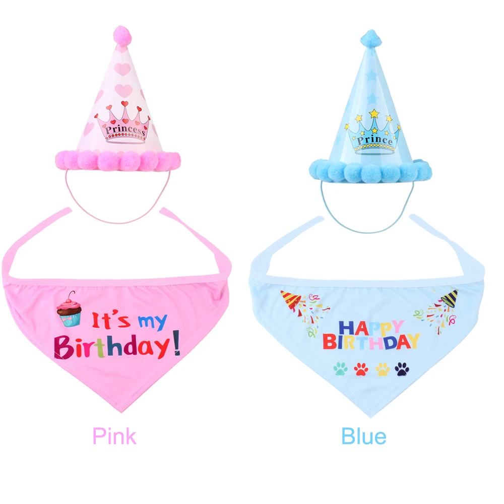 Шапка шарф для домашних питомцев треугольная бандана собак украшение дня