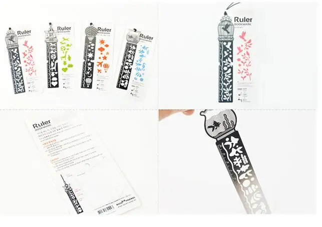 4 стиля на выбор металлические прямые вертикальные полые линейки канцелярские