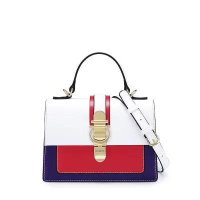 Женская кожаная сумка через плечо DOODOO в британском стиле 2019|Сумки с ручками| |