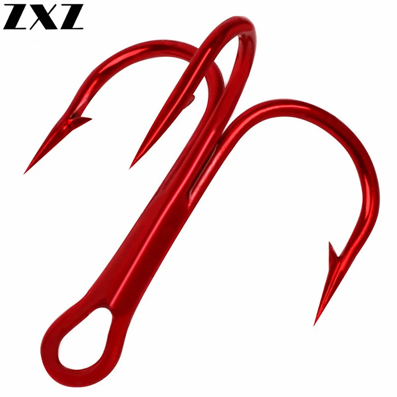 20 шт. тройной рыболовный крючок из высокоуглеродистой стали 10 #12 #14 # | Спорт и