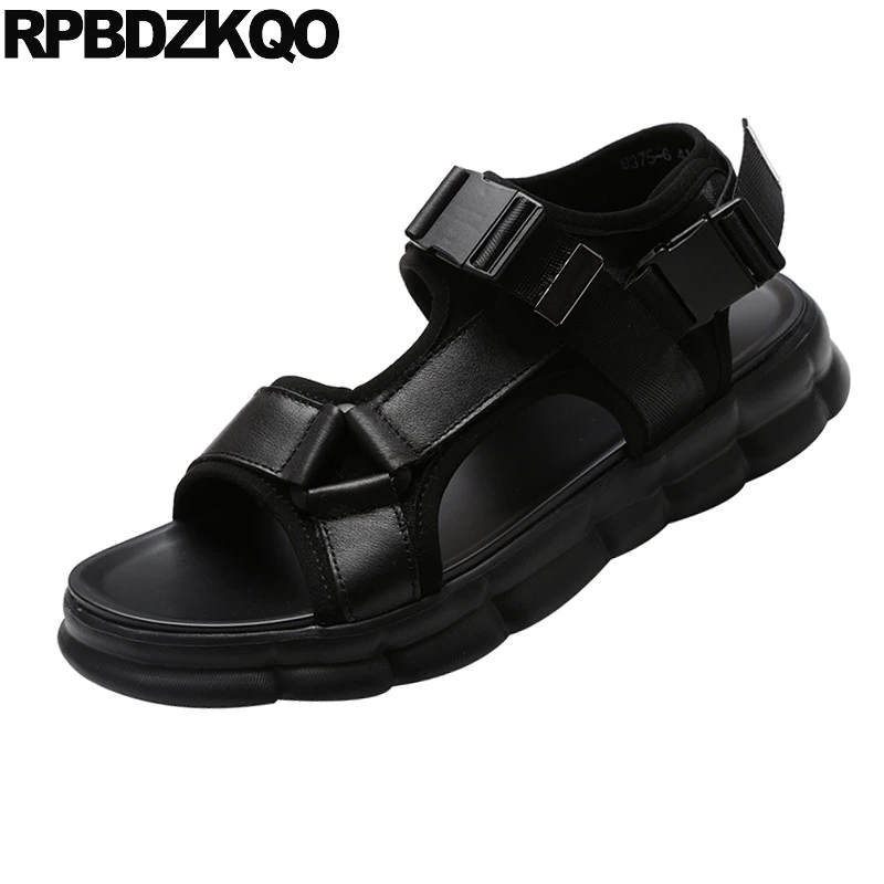 Сандалии гладиаторы мужские из натуральной кожи мягкие кроссовки в итальянском